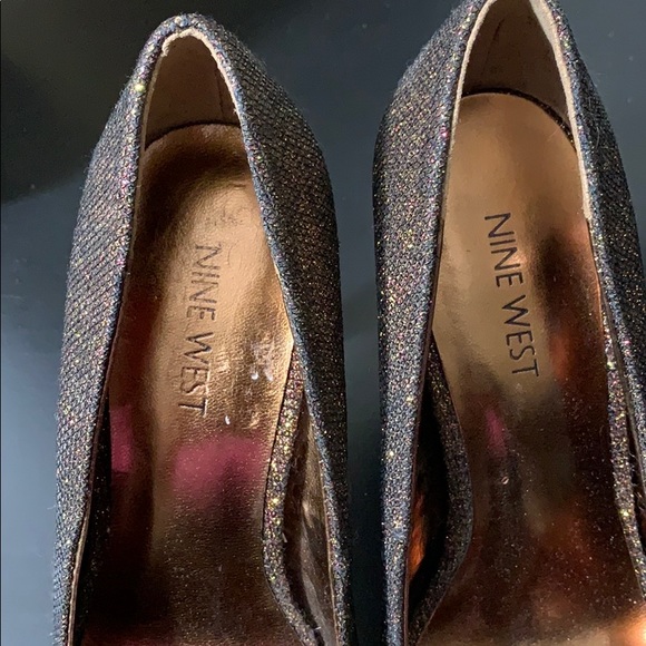 Nine West open toe glitter pumps - Picture 5 of 5